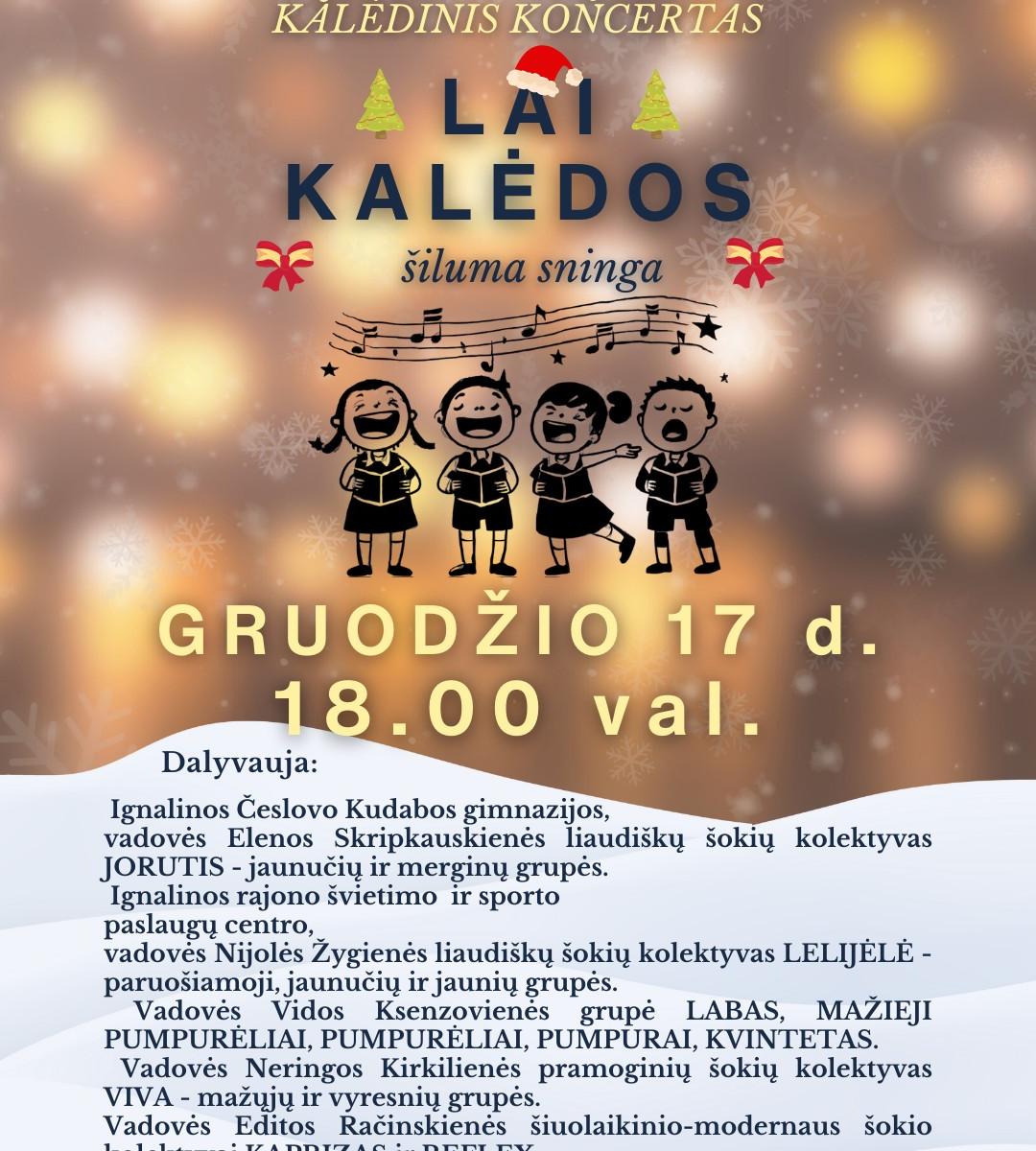 Kalėdinis koncertas „Lai Kalėdos šiluma sninga“